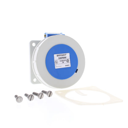 Bryant Watertight Pin & Sleeve Receptacle 20A 120/208V 3ØY Outlet 4P5W 520R9W