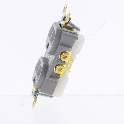 Bryant Gray Isolated Ground Industrial Receptacle Duplex Outlet 15A 5262IGGY