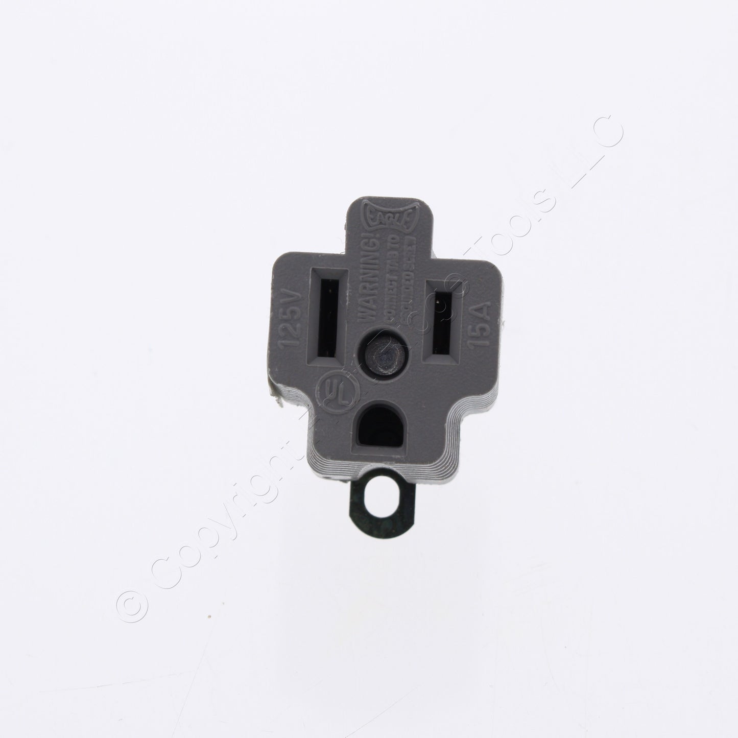 10 Bryant/Hubbell Plug-In 3-Prong Grounding Adapters 15A 125V 5272