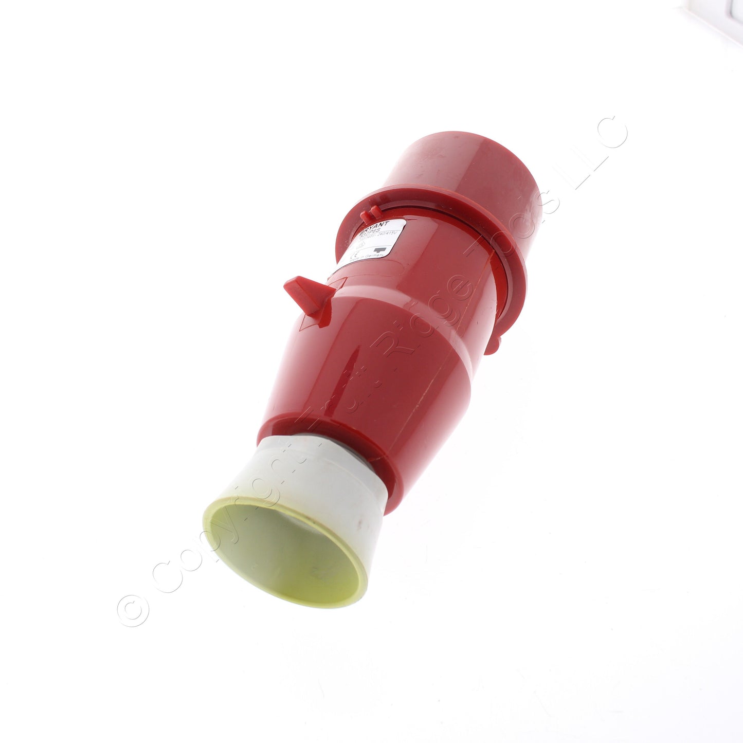 Bryant Splashproof Male IEC Pin & Sleeve Plug 32A 200/346V 240/415V 4P5W 532P6S