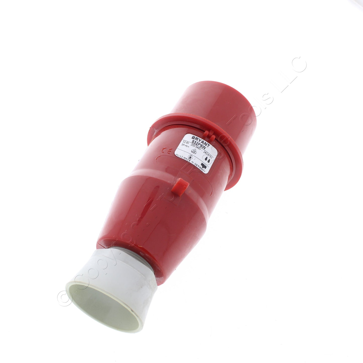 Bryant Watertight IEC Pin & Sleeve Male Plug 32A 200/346V 240/415V 4P5W 532P6W