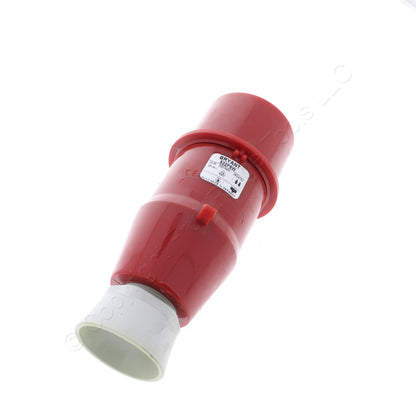 Bryant Watertight IEC Pin & Sleeve Male Plug 32A 200/346V 240/415V 4P5W 532P6W