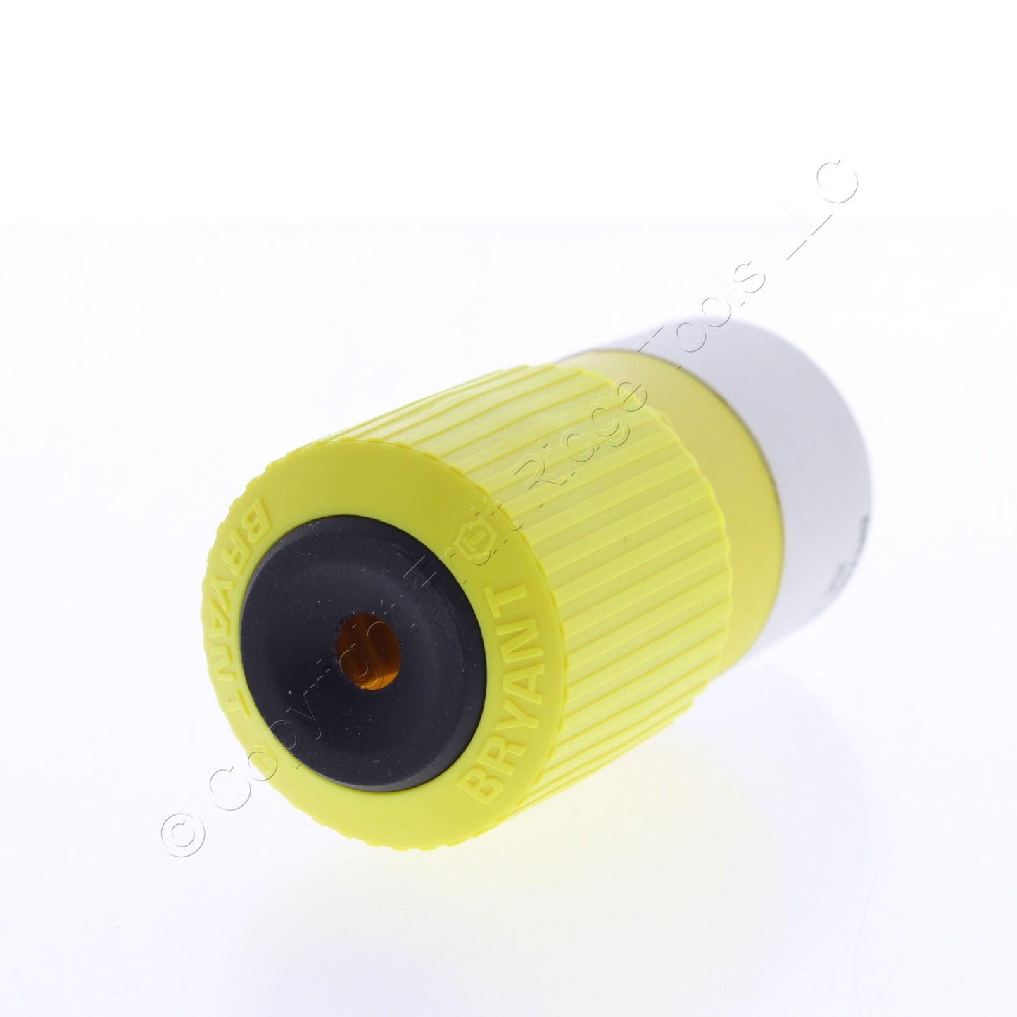 Bryant 5469NCSY Industrial Yellow Straight Blade 20A Connector 250V NEMA 6-20R