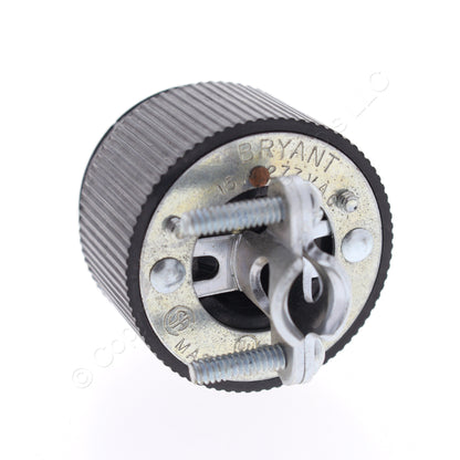 Hubbell/Bryant Straight Blade Male Plug 15A 347V Nema 24-15P Bulk 5856