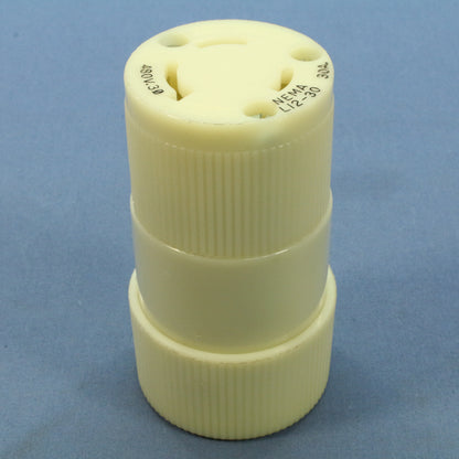 Bryant 71230-NC Nylon Turn Twist Locking Connector Nema L12-30R 30A 480V 3�