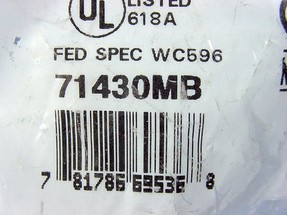 Bryant L14-30P Locking Flanged Inlet 30A Motor Base Plug 125/250V