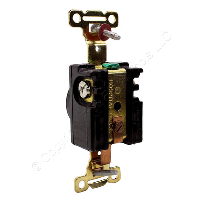 Bryant 8310WR Brown Hospital Single Outlet 20A 5-20 Receptacle Weather Resistant