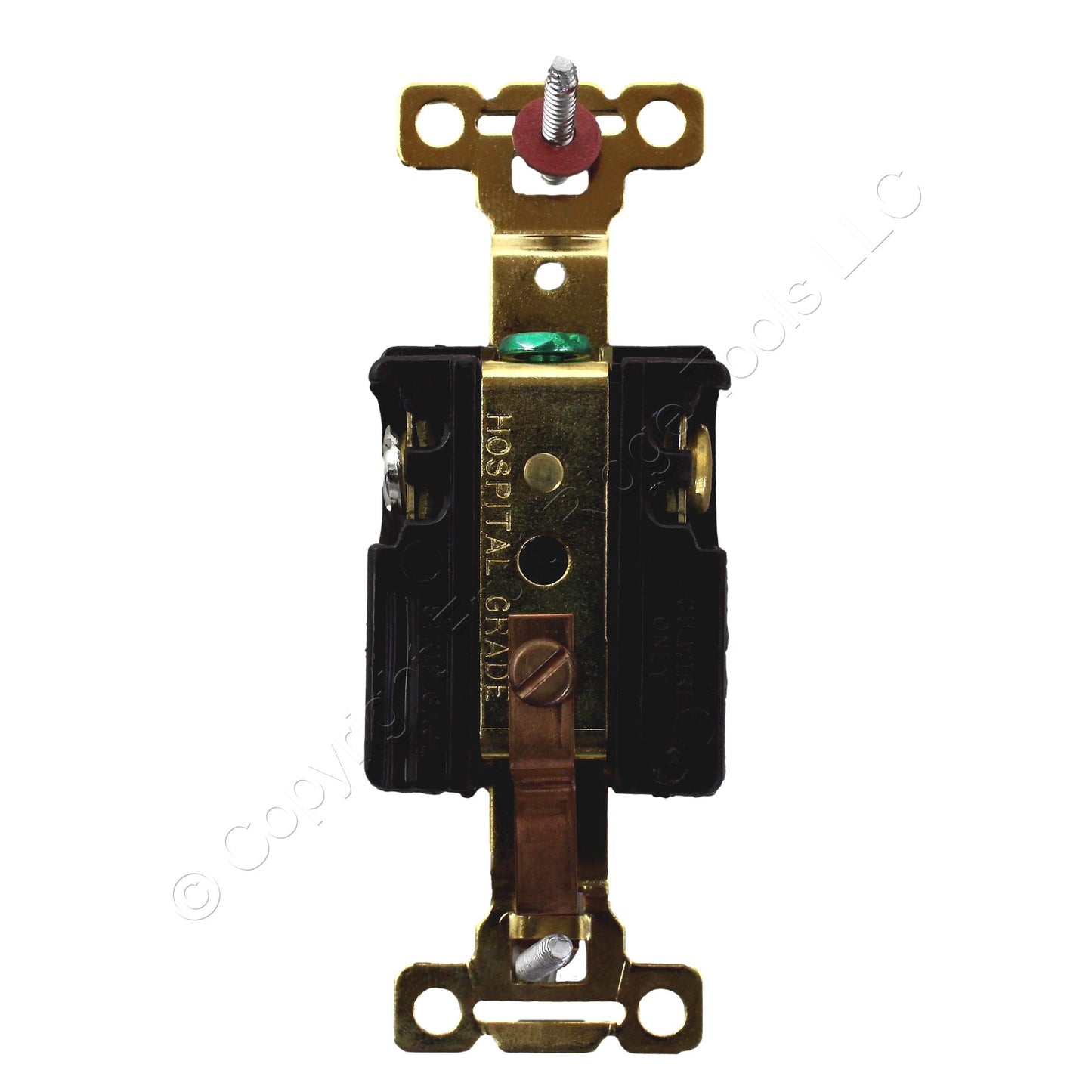 Bryant 8310WR Brown Hospital Single Outlet 20A 5-20 Receptacle Weather Resistant