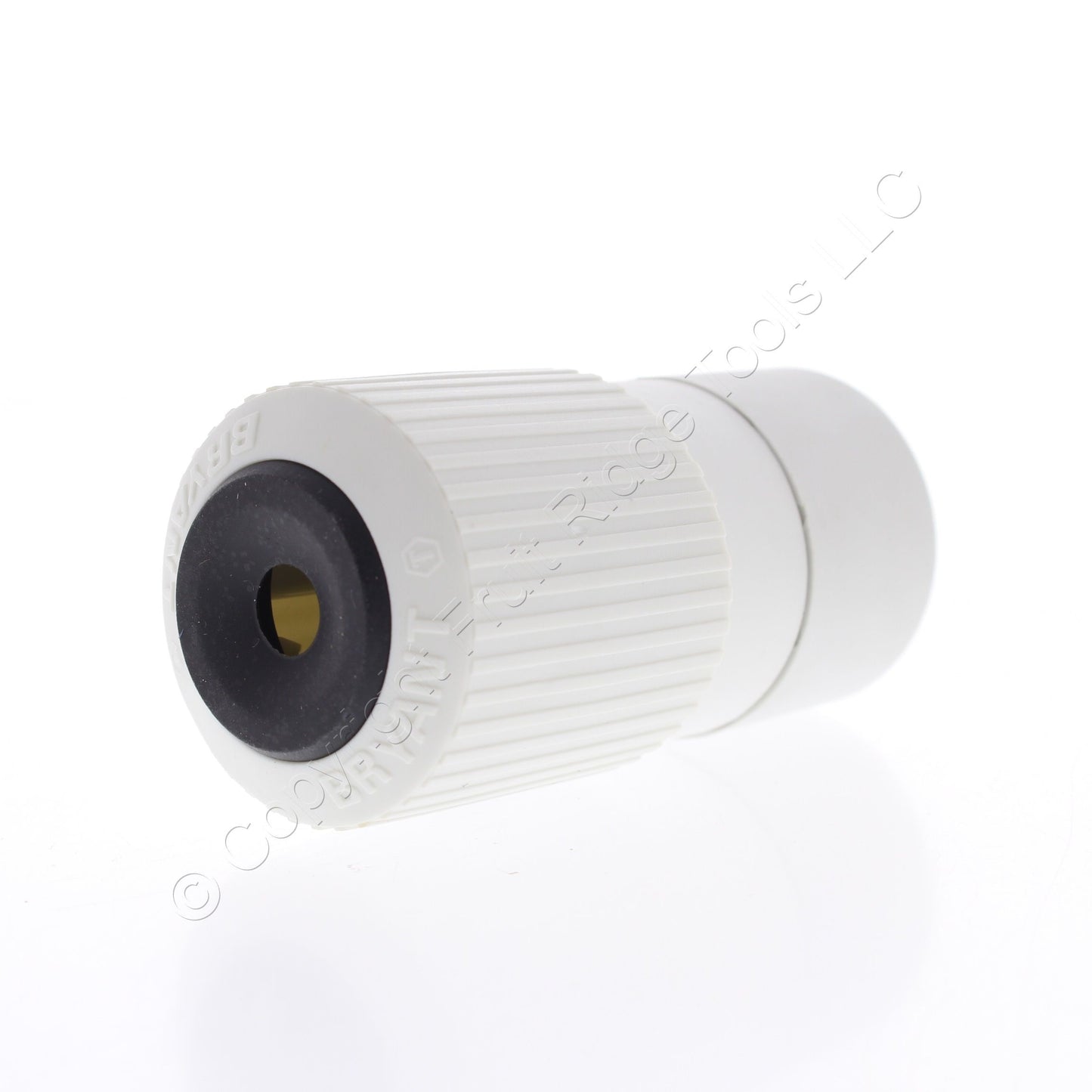 Bryant White Hospital Grade Straight Blade Connector Plug 20A 250V 6-20R 8469NC