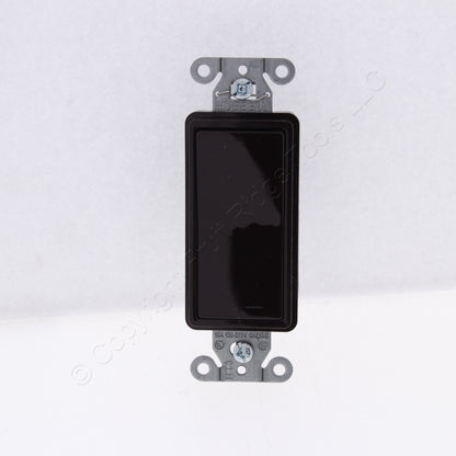 Hubbell Bryant 9803 Brown Industrial Decorator Rocker Switch 15A 3-Way 120/277V