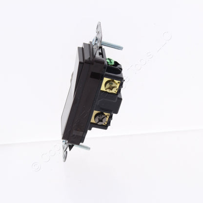 Hubbell Bryant 9803 Brown Industrial Decorator Rocker Switch 15A 3-Way 120/277V