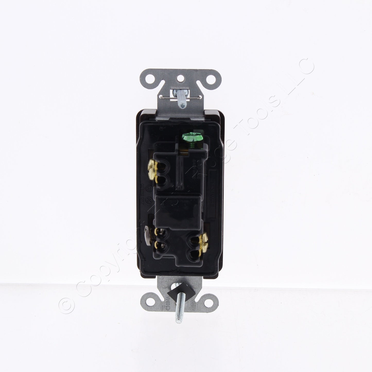 Hubbell Bryant 9803 Brown Industrial Decorator Rocker Switch 15A 3-Way 120/277V