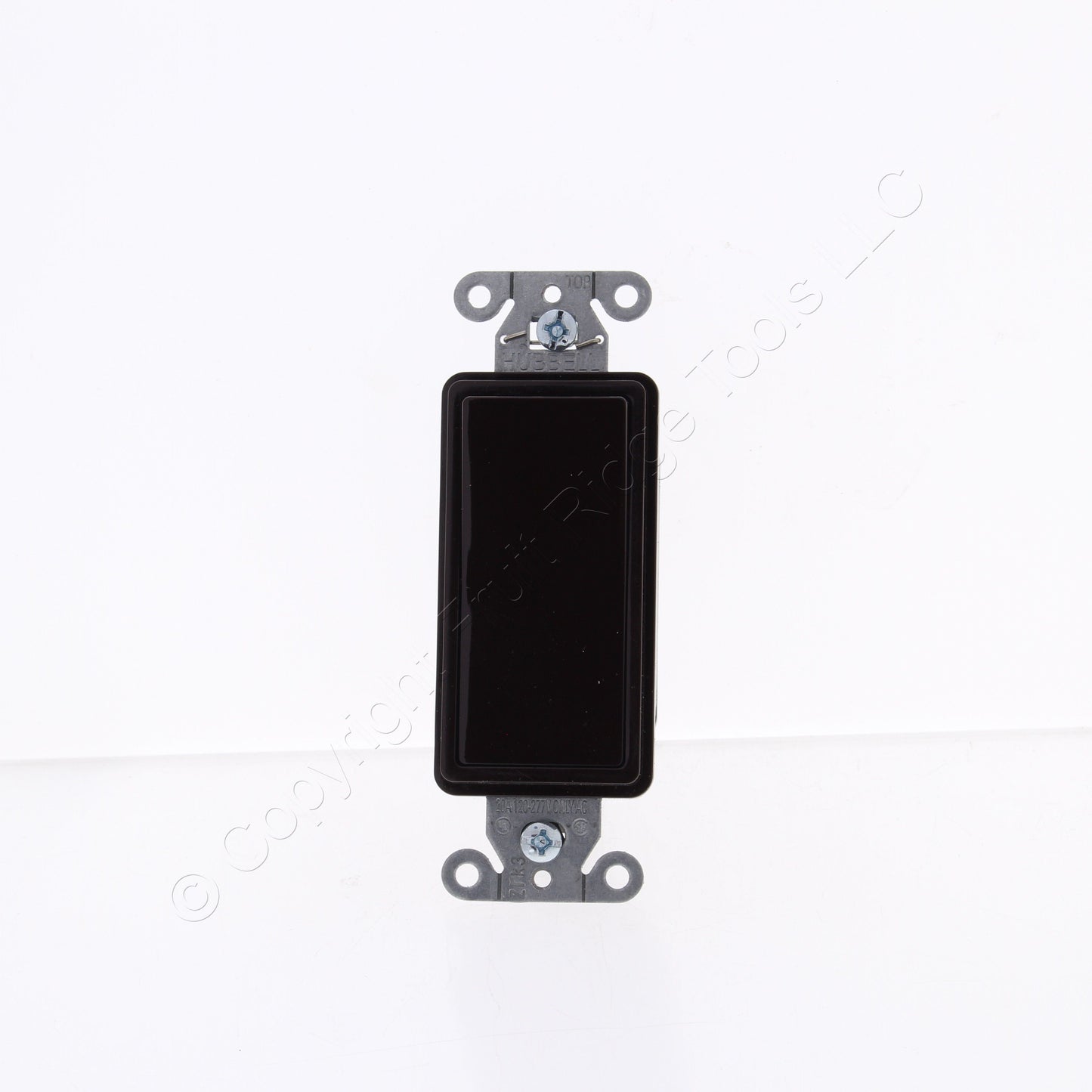 Hubbell Bryant 9901 Brown Industrial Rocker Switch 20A Single Pole 120/277V