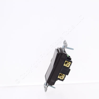 Hubbell Bryant 9901 Brown Industrial Rocker Switch 20A Single Pole 120/277V