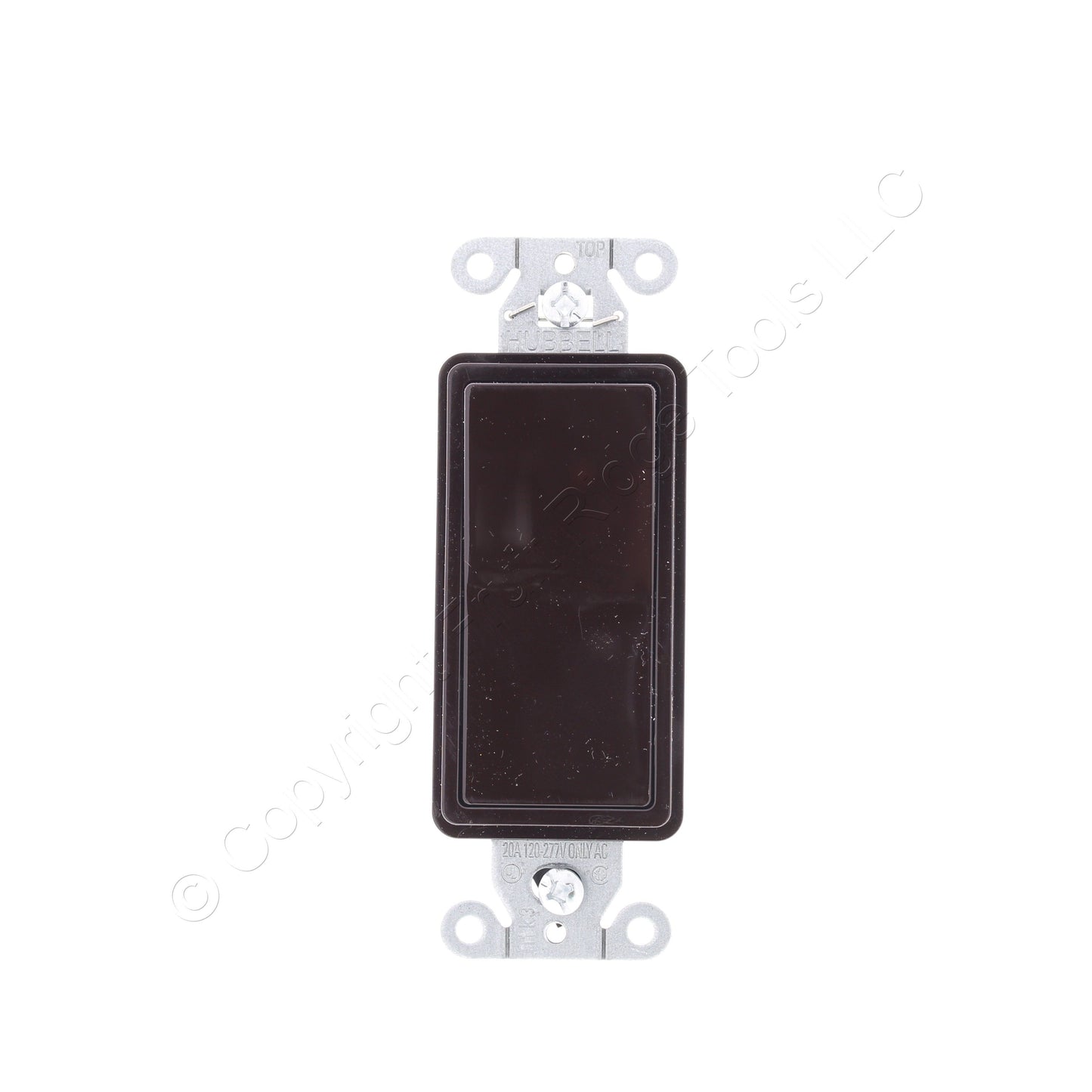 Hubbell Bryant 9903 Brown Industrial Decorator Rocker Switch 20A 3-Way 120/277V
