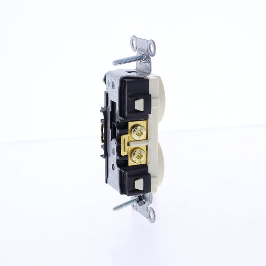 Bryant CBRS15AL Almond Outlet Duplex Receptacle 15A 5-15R Tamper Resistant