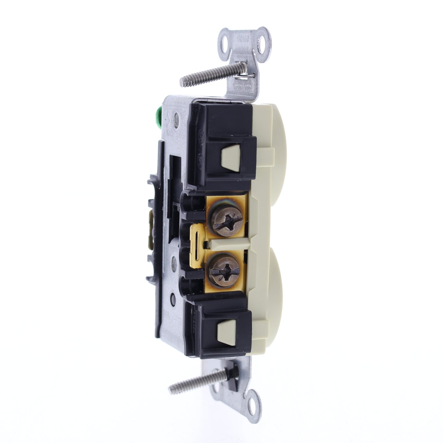 Bryant Ivory Weather Resistant Commercial Outlet Receptacle 15A CBRS15IWR