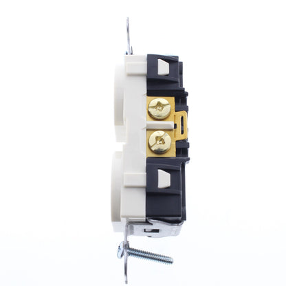 10 Bryant CBRS15LATR Light Almond Commercial TR Smooth Face 5-15R Duplex Outlets