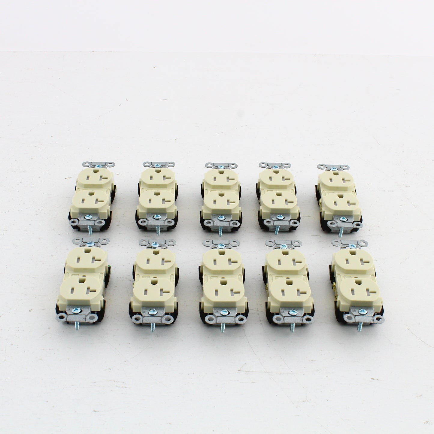 Bryant CBRS20LATR Lt Almond Commercial Tamper Resistant 5-20R Receptacles 10pcs