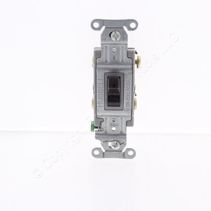 Bryant CSB215B Brown Double Pole Commercial Grade Toggle Wall Light Switch 15A