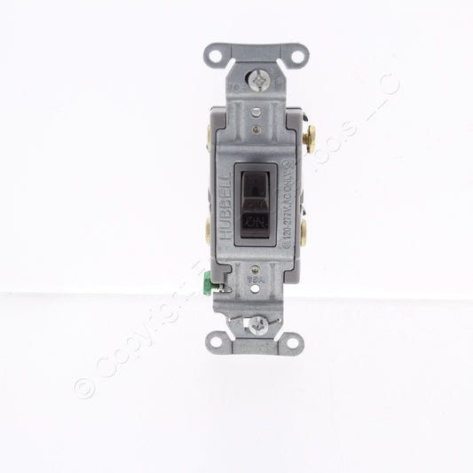 Bryant CSB215B Brown Double Pole Commercial Grade Toggle Wall Light Switch 15A