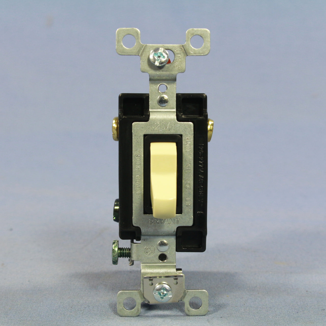 Bryant CSB420-BI Ivory Commercial Grade 4-Way Toggle Wall Light Switch 20A