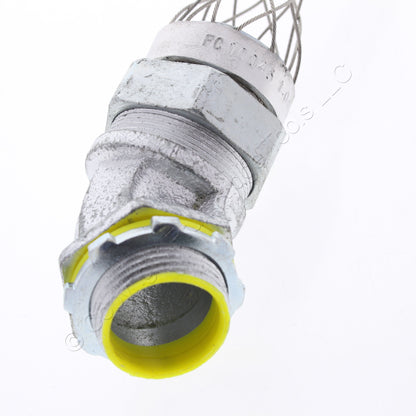 Bryant 1" Liquidtight Flexible Conduit Grip Strain Relief 1" NPT 45� FC10045