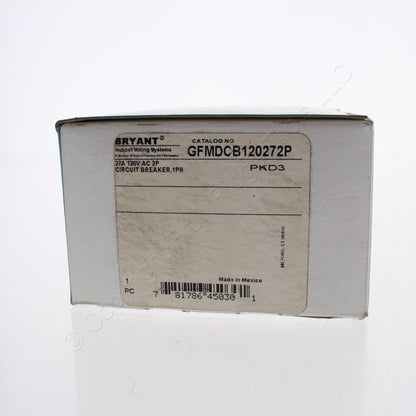 Bryant GFMDCB120272P Circuit Breaker for GFCI Sensing Module 27A 120V 2-Pole 1PH