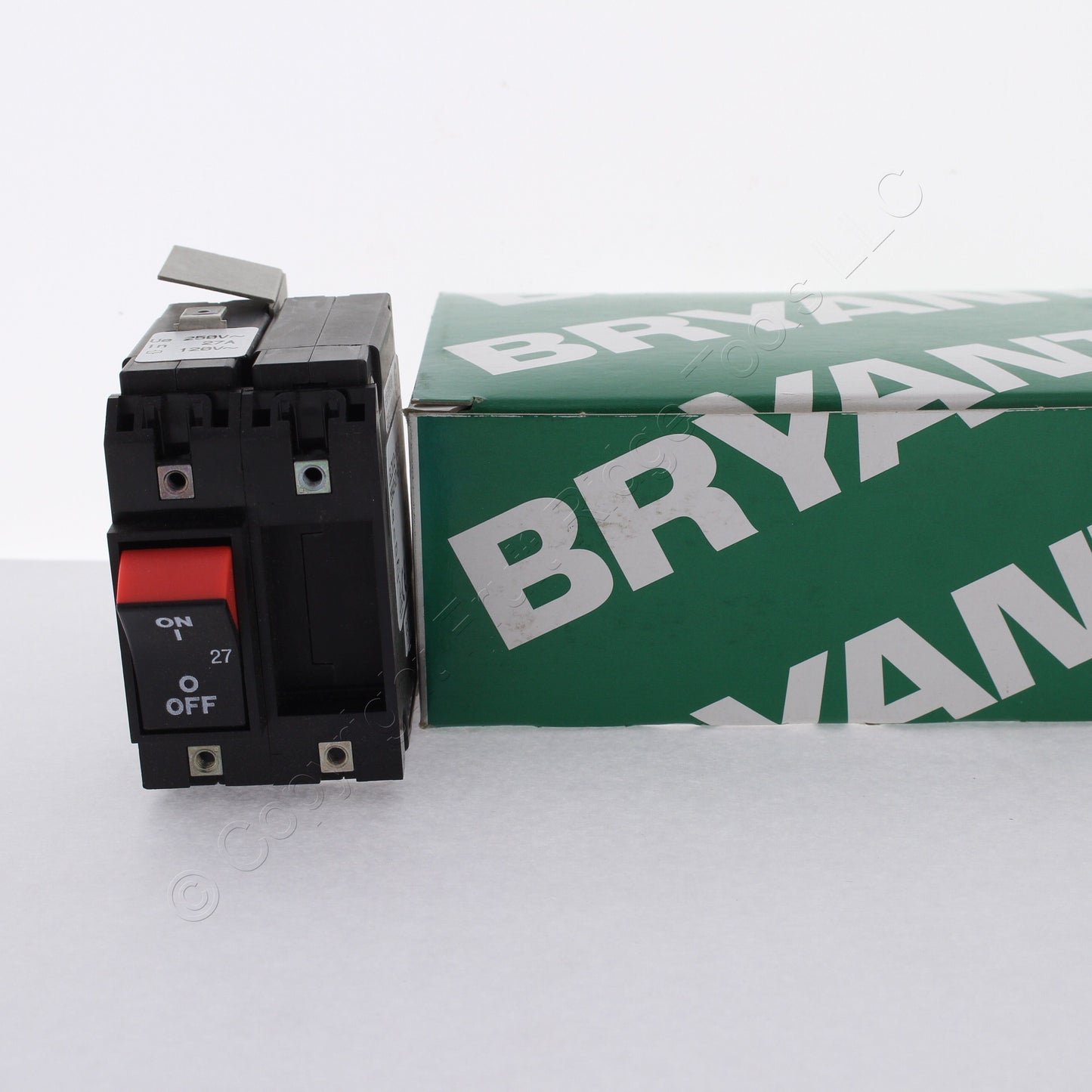 Bryant GFMDCB120272P Circuit Breaker for GFCI Sensing Module 27A 120V 2-Pole 1PH