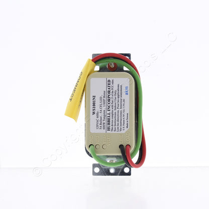 Bryant MS1001NI Ivory Vacancy Sensor Switch Night Light 120/277V 180� 1000W
