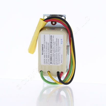 Bryant MS2000NI Ivory Occupancy Sensor Switch Night Light 120/277V 180� 1000W