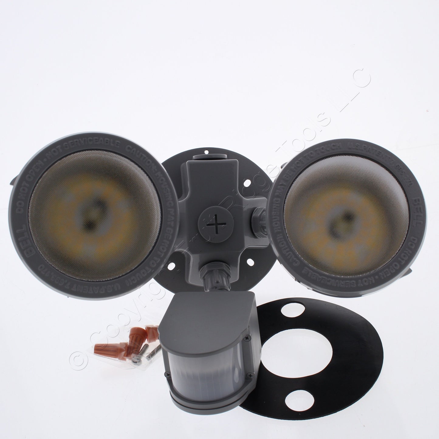 Bryant/Bell MS2FLGY Gray Motion Sensor LED Flood Light Kit 2K Lumens 26W 180�