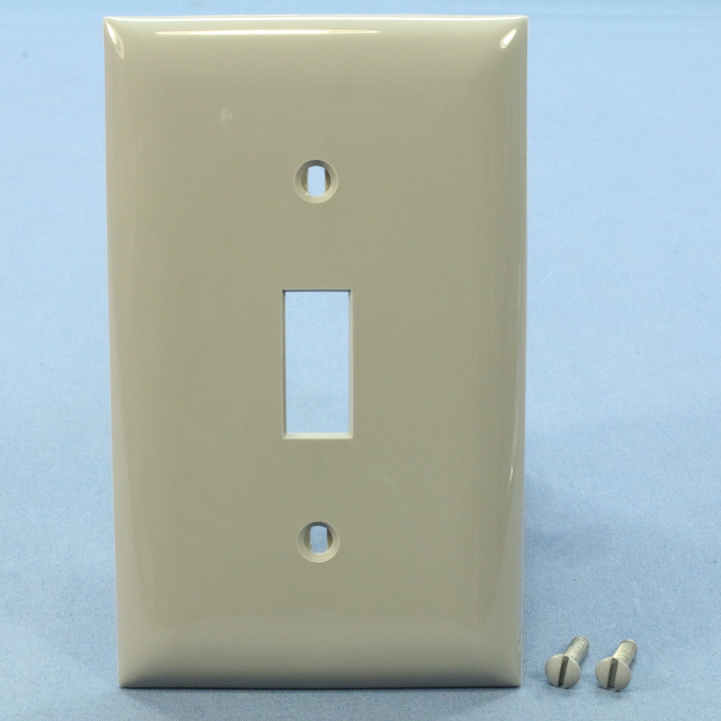 Bryant N1471 Gray 1-Gang Toggle Switch Unbreakable Nylon Standard Size Wallplate