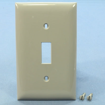 Bryant N1471 Gray 1-Gang Toggle Switch Unbreakable Nylon Standard Size Wallplate