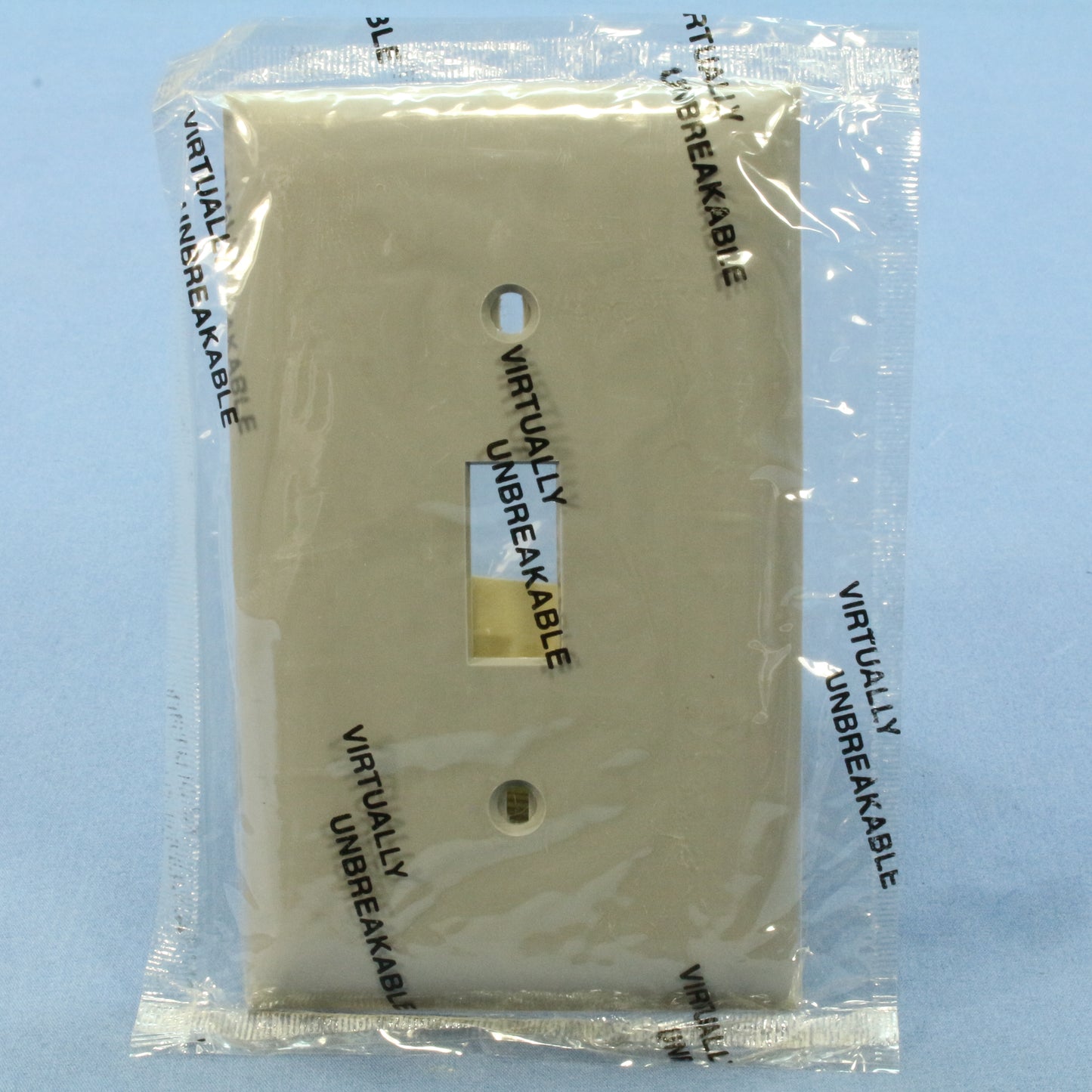 Bryant N1471 Gray 1-Gang Toggle Switch Unbreakable Nylon Standard Size Wallplate