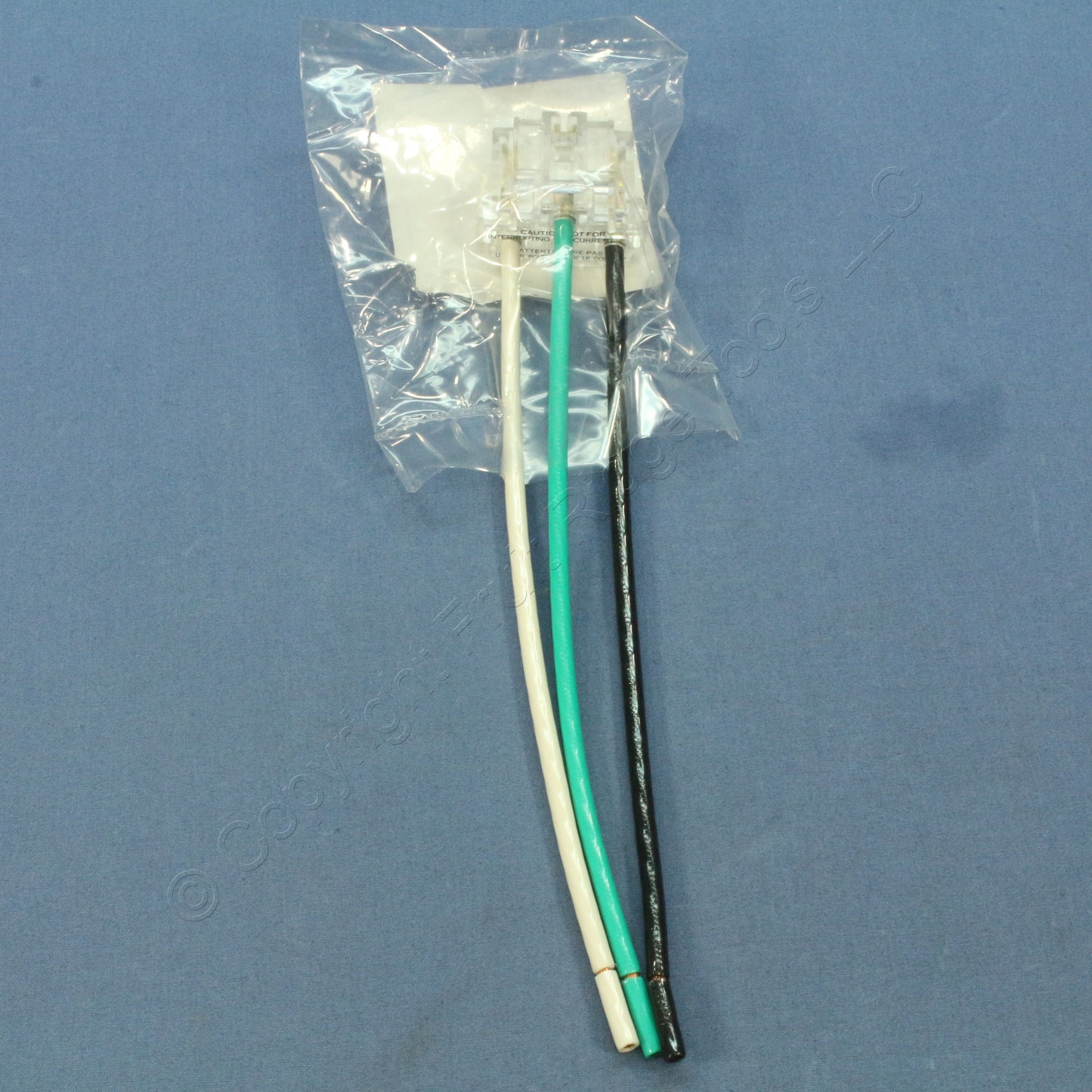 Bryant Quick-Tech Receptacle Pigtail Wiring Harness 6" Leads QT6R2