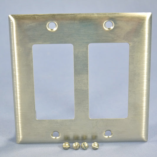 Bryant Standard 2G Non-Magnetic Stainless Steel Decorator Wallplate Cover S602D