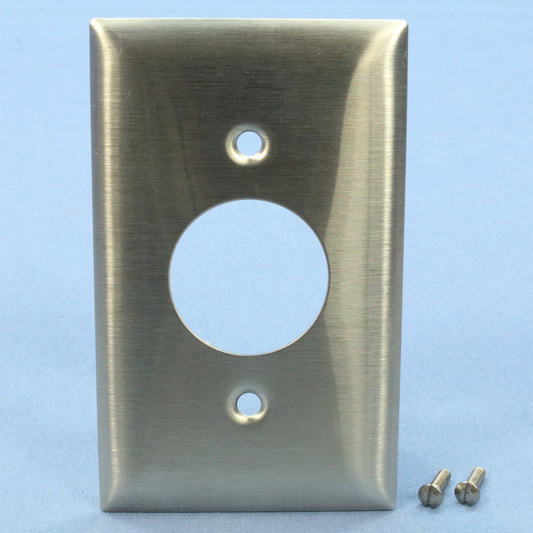 Bryant S611 Non-Magnetic Stainless Steel 1-Gang 1.405 Receptacle Wallplate Cover
