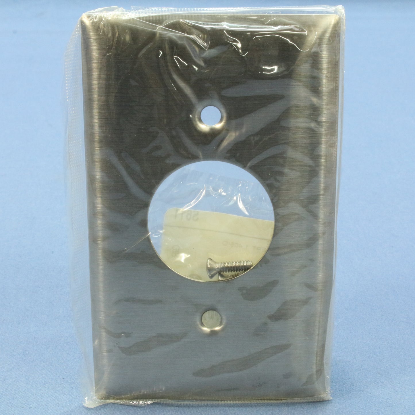 Bryant S611 Non-Magnetic Stainless Steel 1-Gang 1.405 Receptacle Wallplate Cover