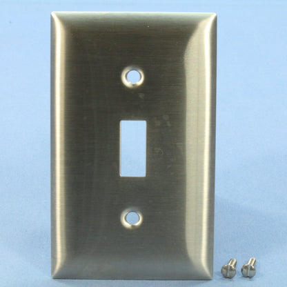 Bryant Non-Magnetic Stainless Steel 1-Gang Toggle Switch Cover Wallplate S671