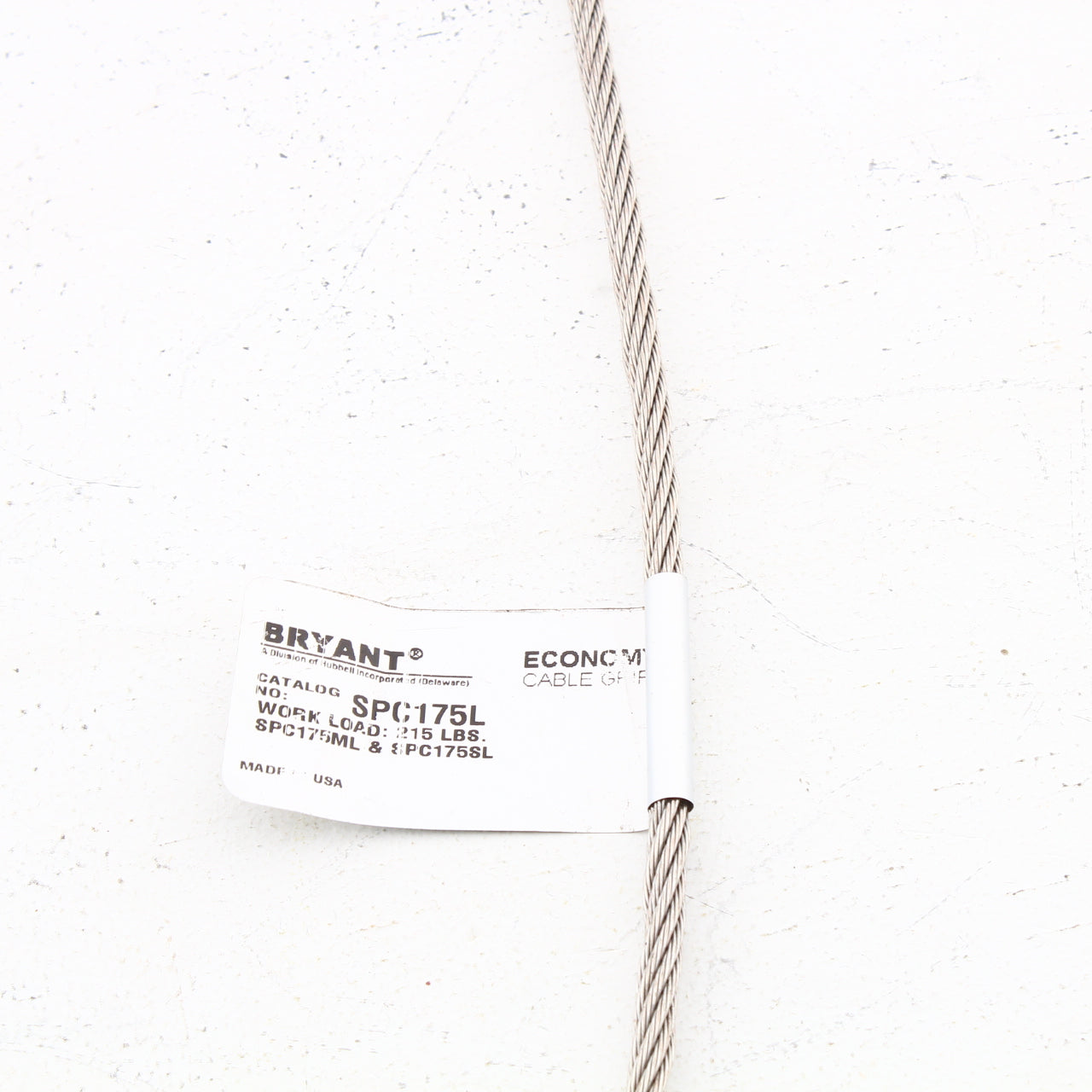 Bryant/Hubbell Cable Support Grip 1.75-1.99" Closed Mesh Looped Bale SPC175L