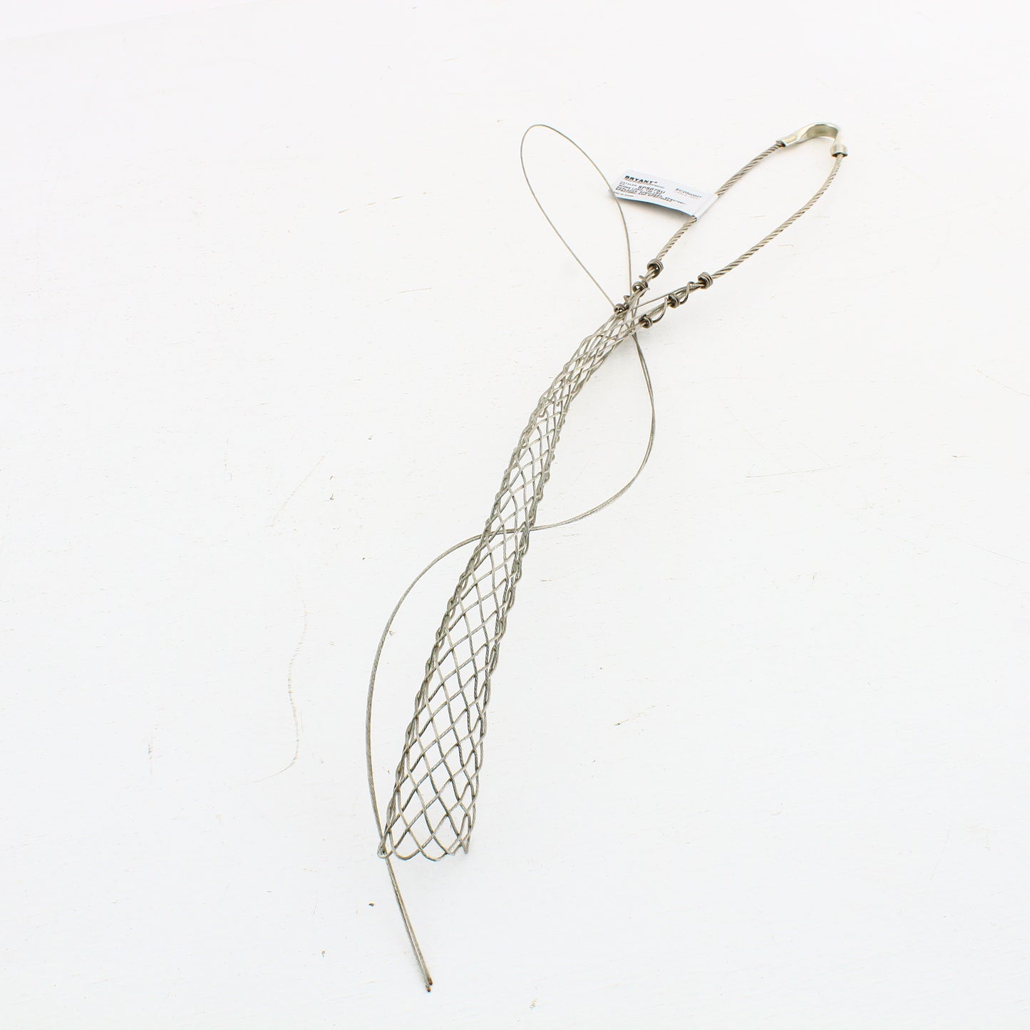 Bryant SPS075U Cable Support Grip .75-.99" Split Mesh Lace Closing Single U Eye