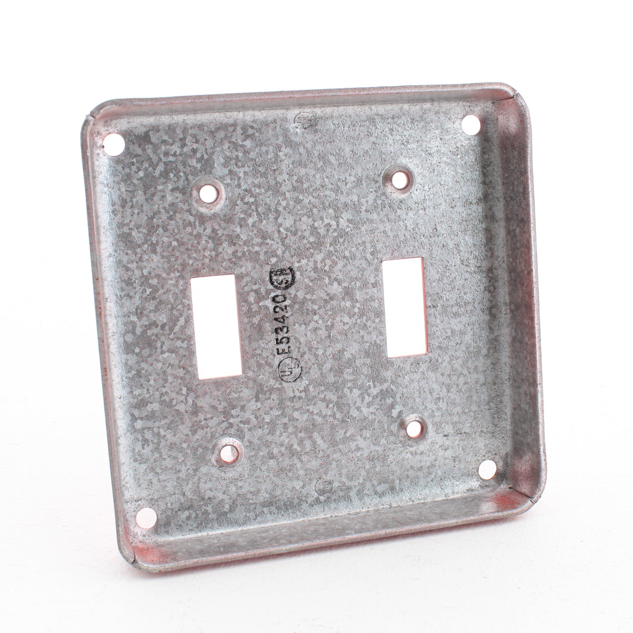 Bryant SY803GEM 2-Gang Gas Burner Emergency 2-Toggle 4" Square Surface Box Cover