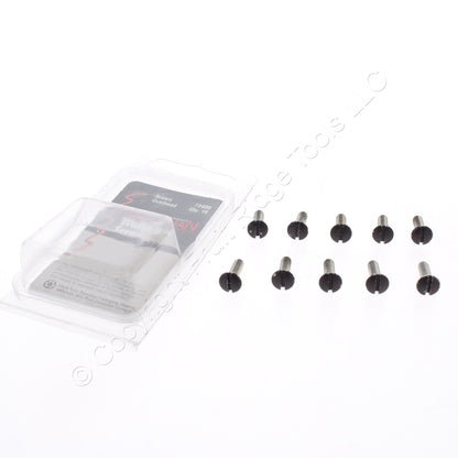 10-Pack Buchanan Brown Wallplate Short Wallplate Mounting Screws 73400