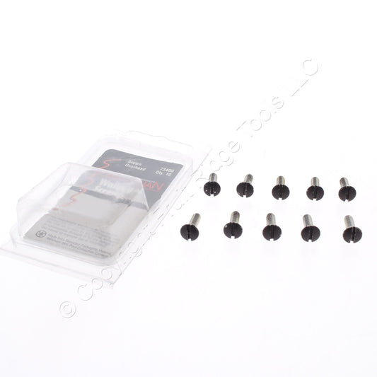 10-Pack Buchanan Brown Wallplate Short Wallplate Mounting Screws 73400
