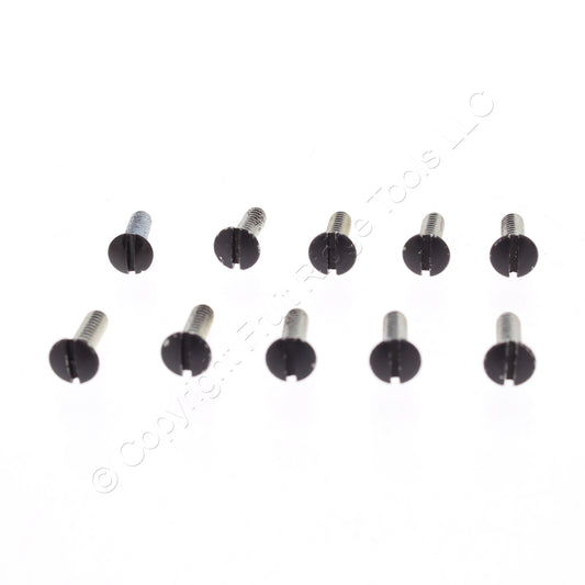 10-Pack Buchanan Brown Wallplate Short Wallplate Mounting Screws 73400