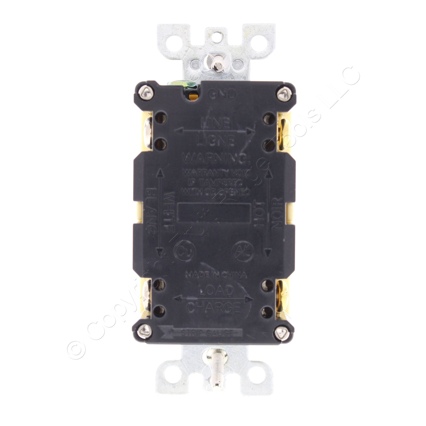 Bright-Way GFCI20IV Ivory Commercial GFCI Duplex Receptacle Outlet 5-20R 20A