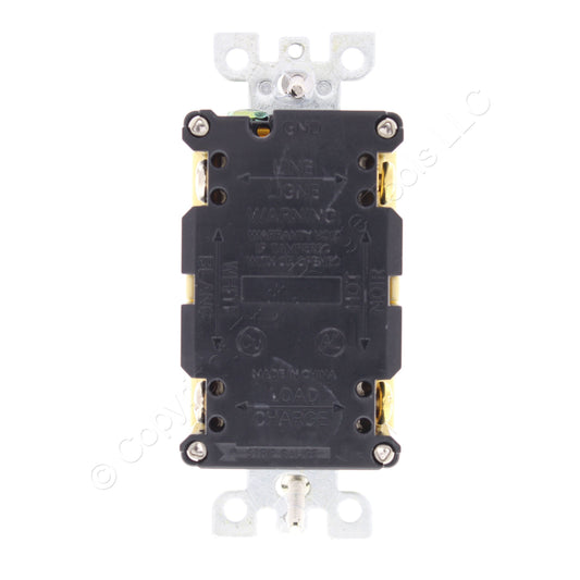 Bright-Way GFCI20IV Ivory Commercial GFCI Duplex Receptacle Outlet 5-20R 20A