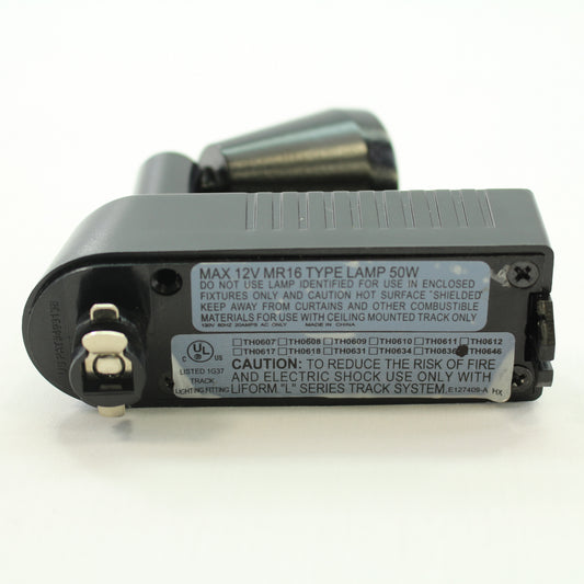 Cal Lighting Black/White Track Head Low Voltage Light Fixture 120V HT-259-BK/WH