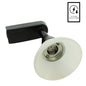 Cal Lighting Black/White Track Head Low Voltage Light Fixture 120V HT-259-BK/WH